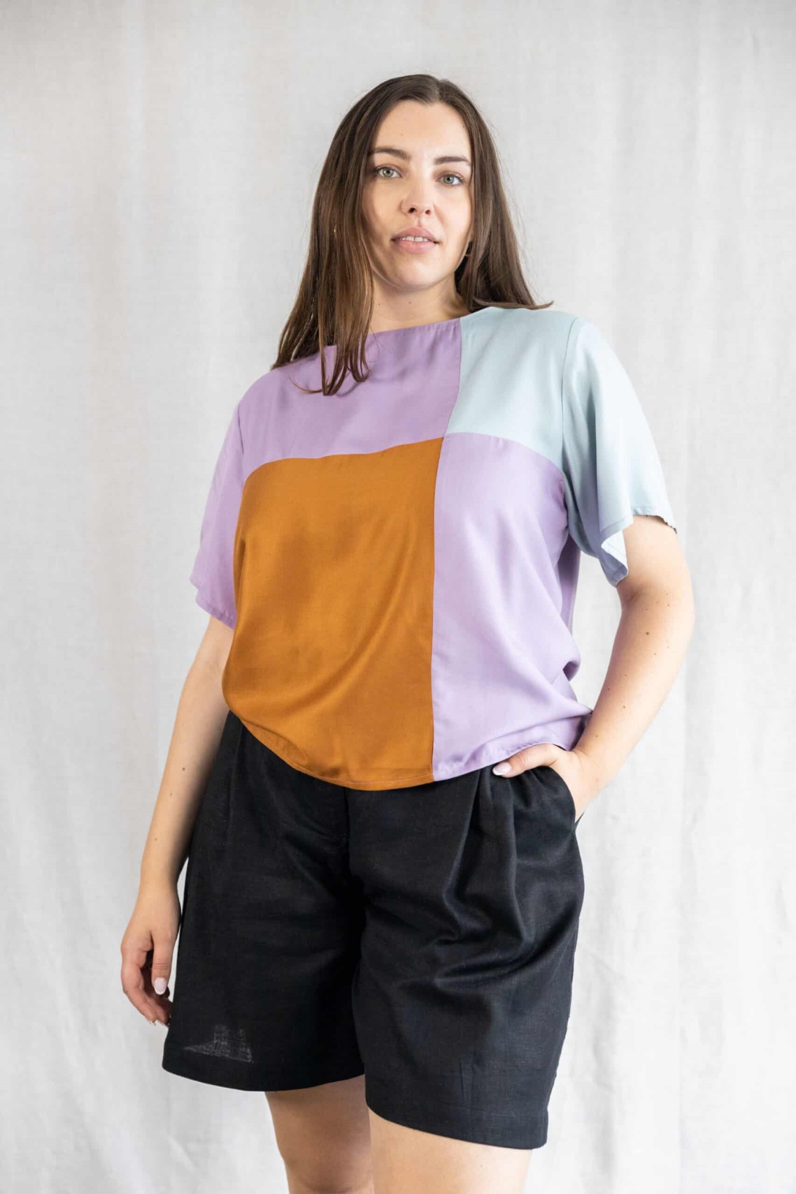 Jyoti Fair Works  Overhemd Sarala Colorblock