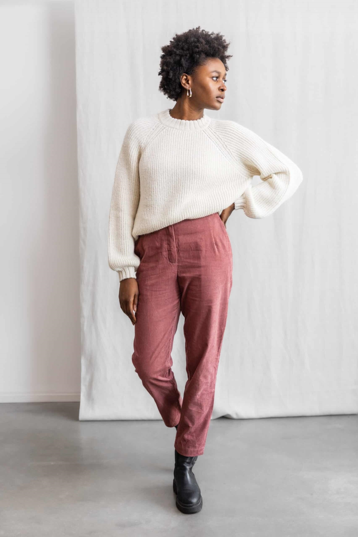 Jyoti Fair Works  Broek Suhrut Dusty Pink