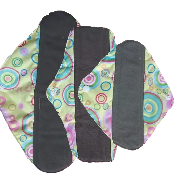 Alvababy wasbaar maandverband probeerset (bamboe) (Kleur: Groen)