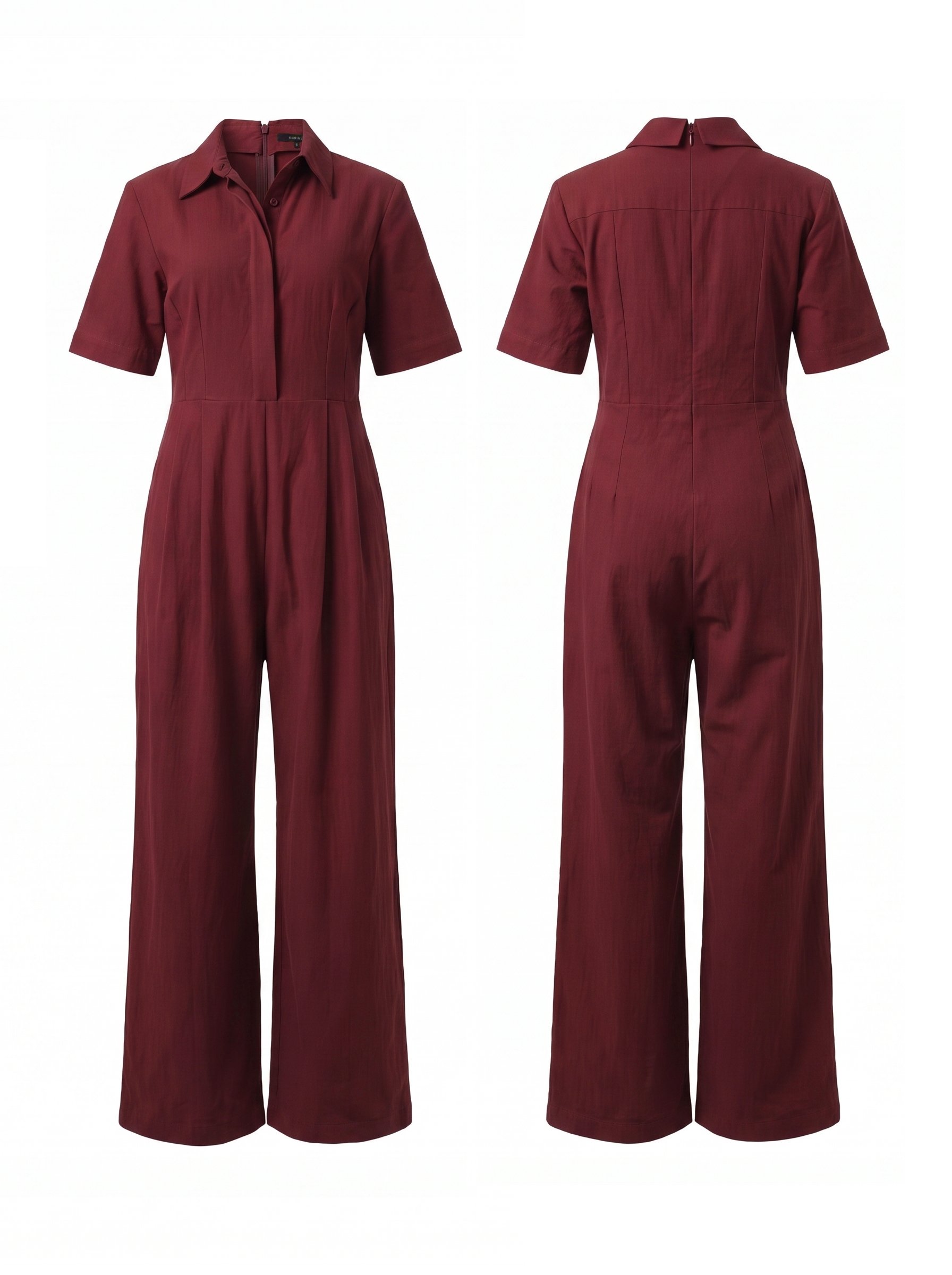 Rhea Jumpsuit – Maroon