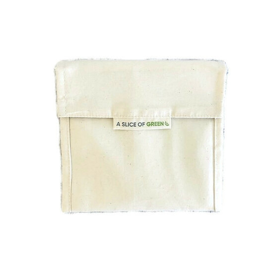 A Slice of Green Organic Cotton Baggie - Natural