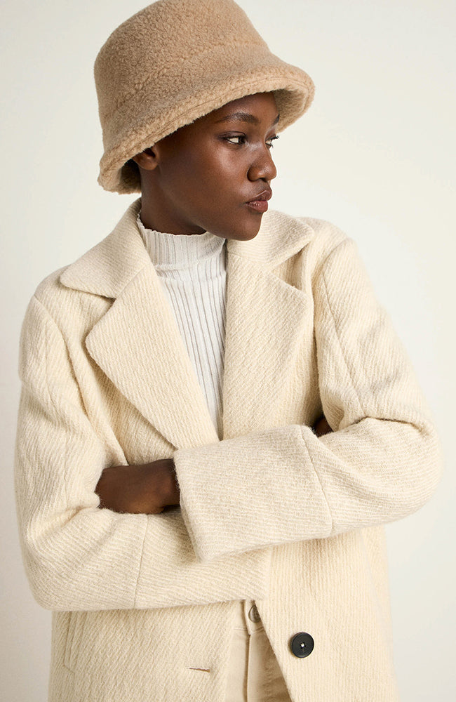 Teddy hoedje beige