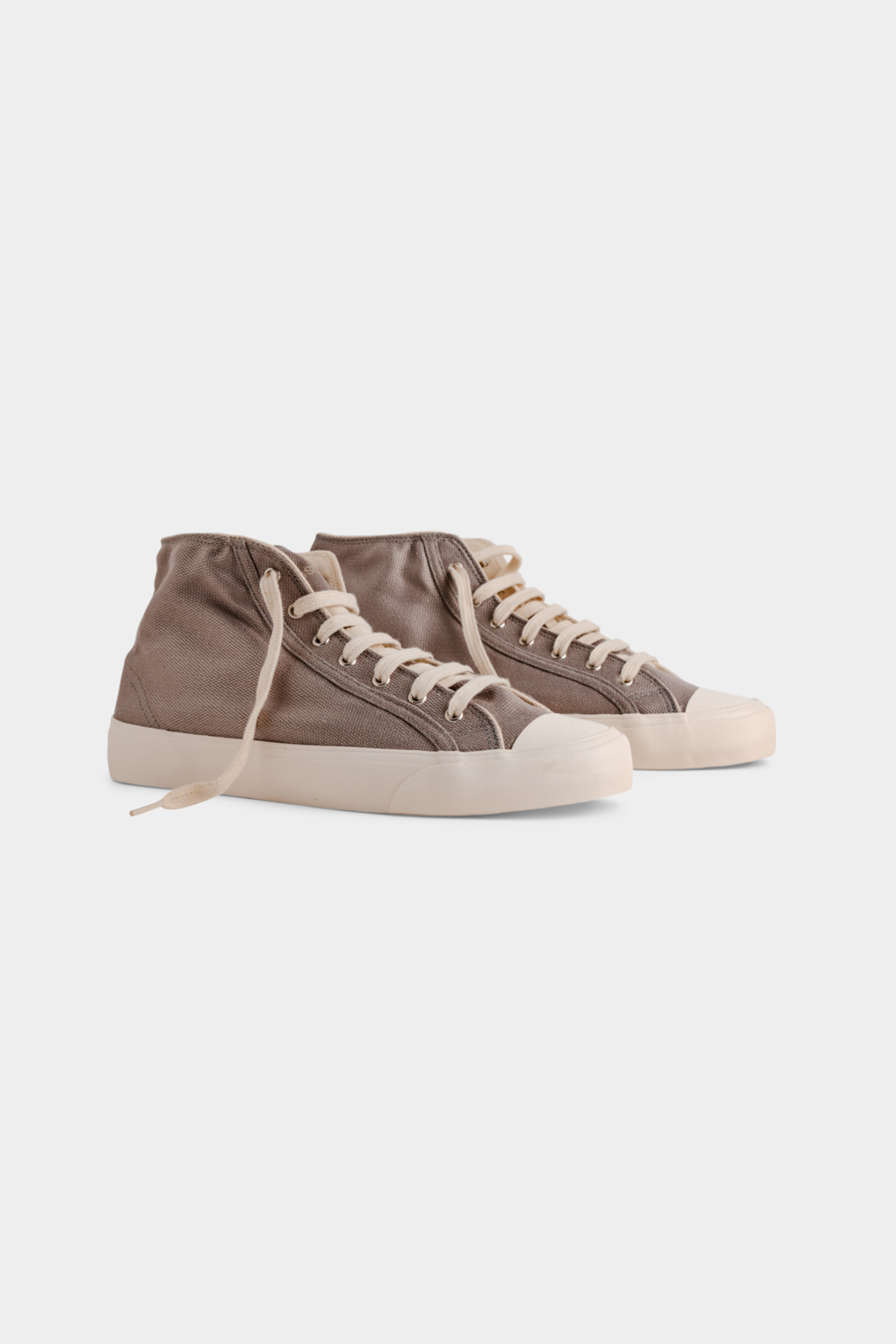 Bamburista mannen vegan Sneakers Grasshopper Hoog Grijs