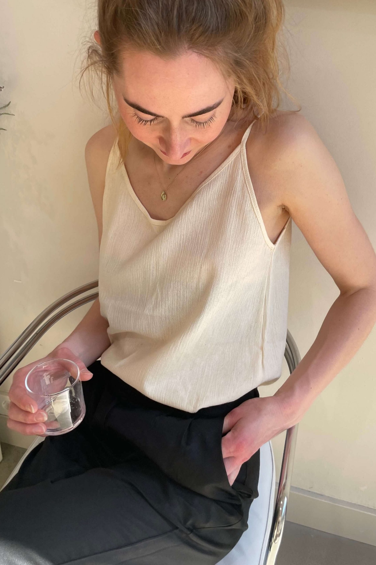 CharlieMary  Singlet Crème