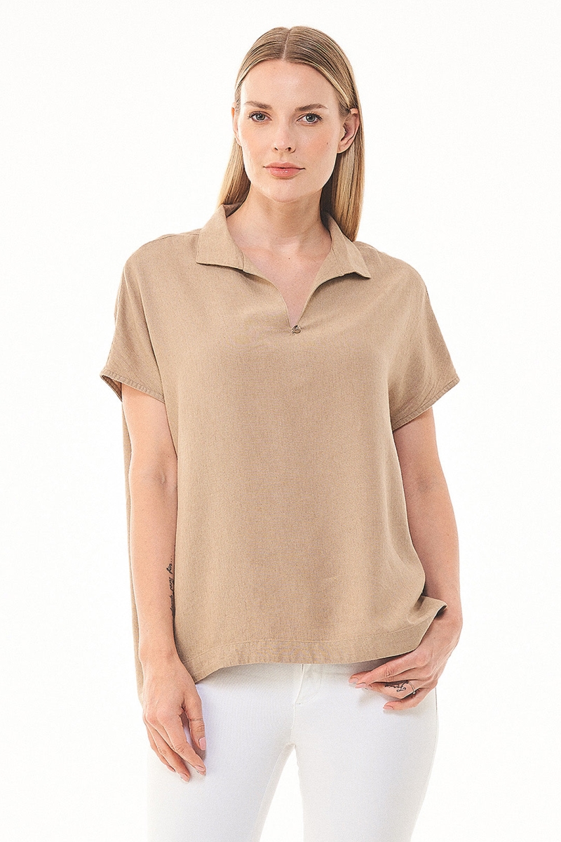 ORGANICATION  Top Ecovero Beige