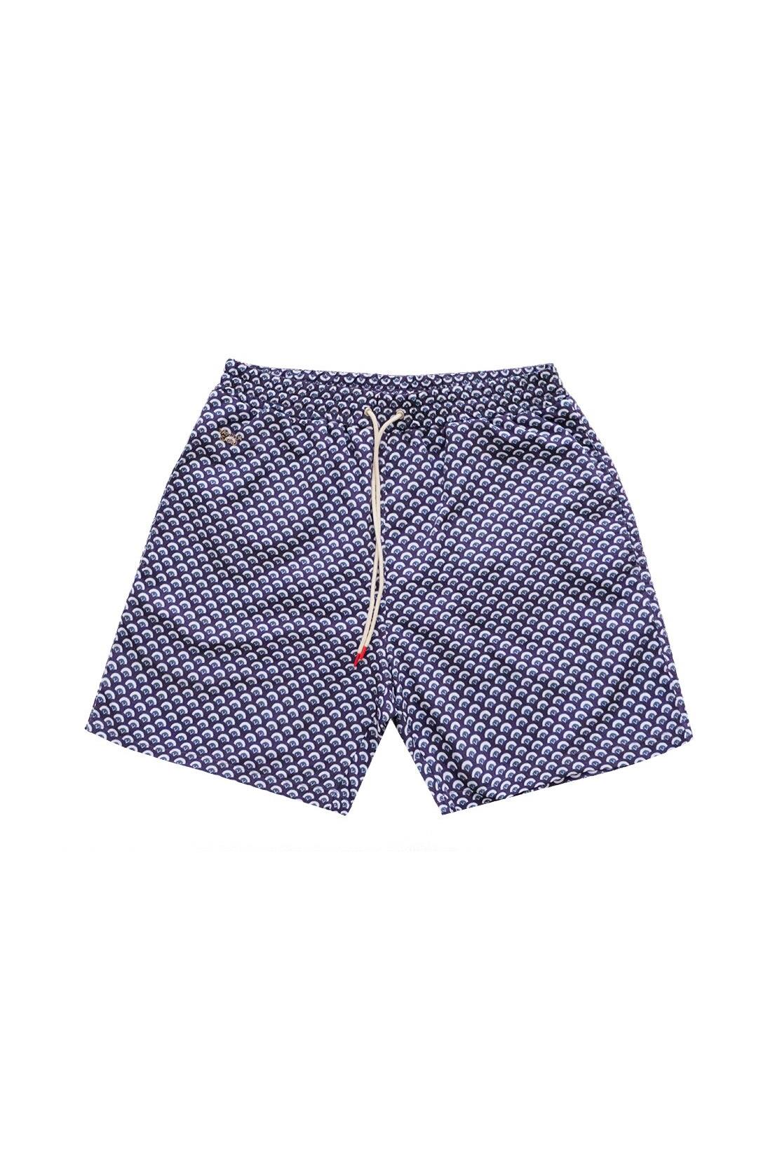 Vanilla Sand mannen vegan Zwemshort Pepe Signature Print