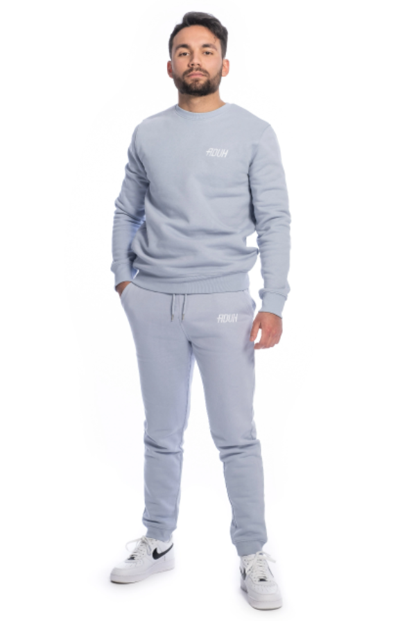 ADUH mannen vegan Joggingpak Blauw