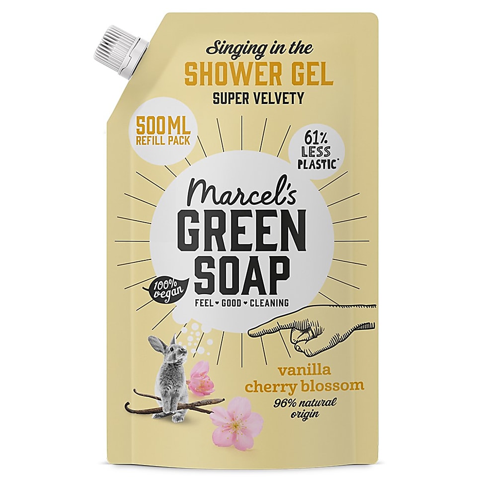 Marcel's Green Soap Douchegel Navul Stazak Vanille & Kersenbloesem ...