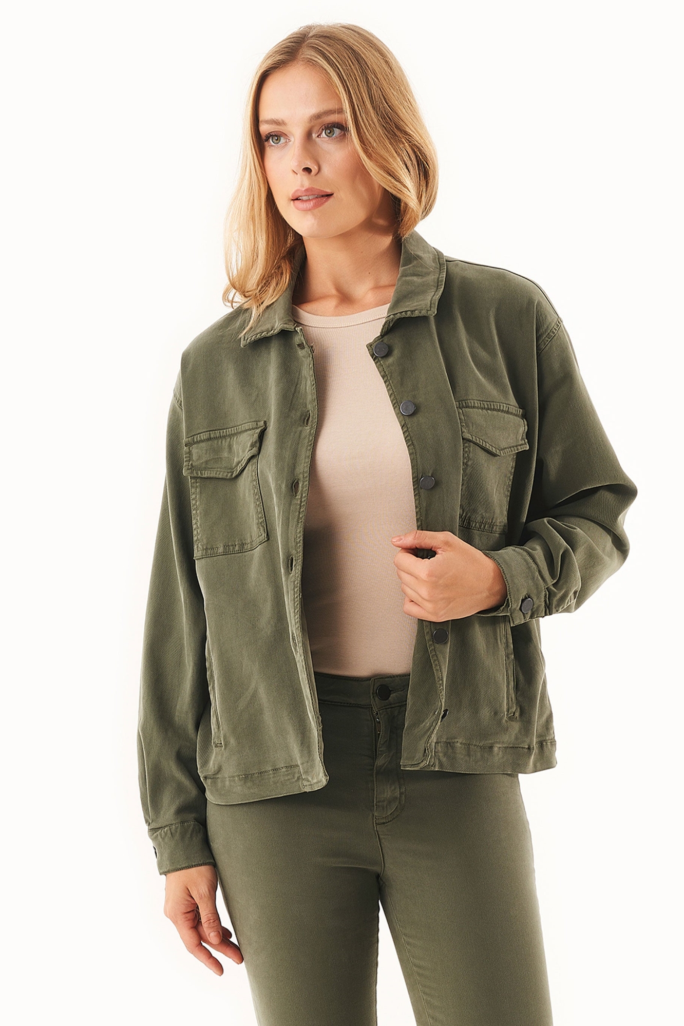 ORGANICATION  Overhemdjack Military Olive