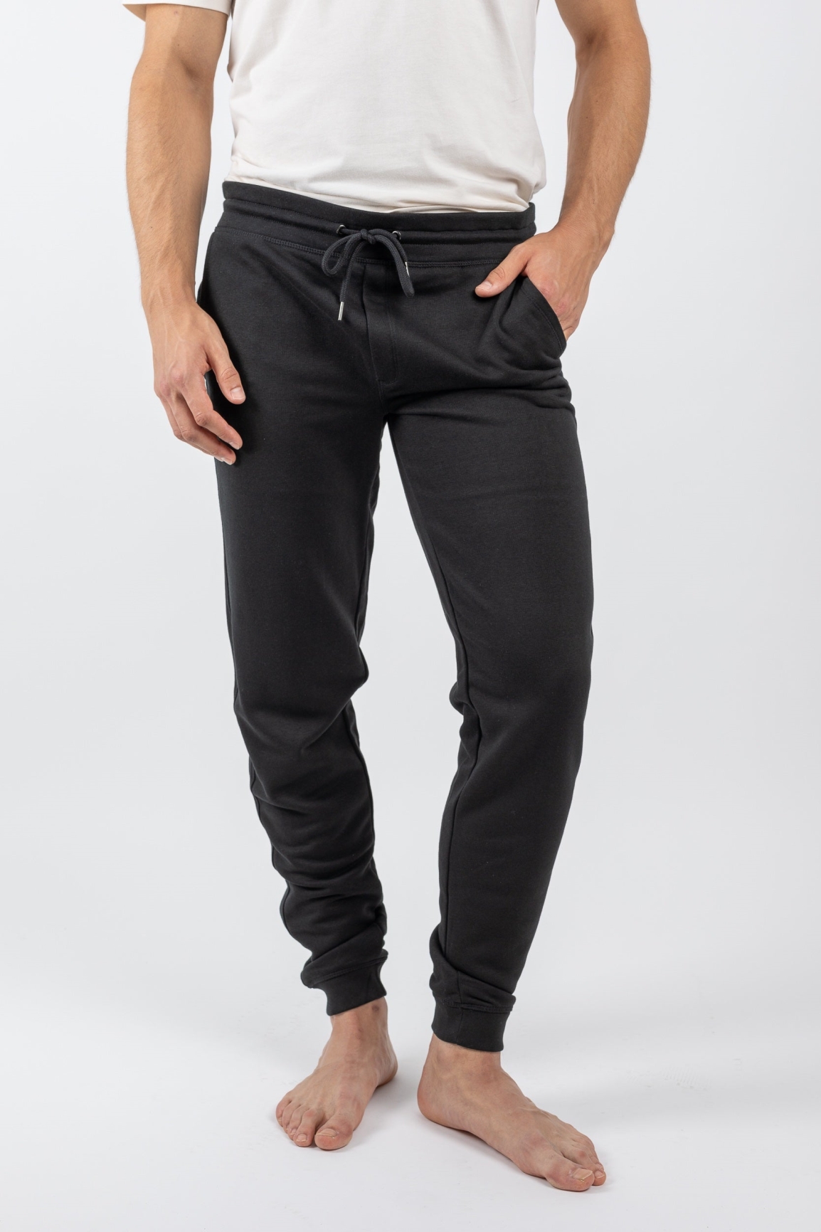 TORLAND mannen vegan Joggingbroek Steps Zwart
