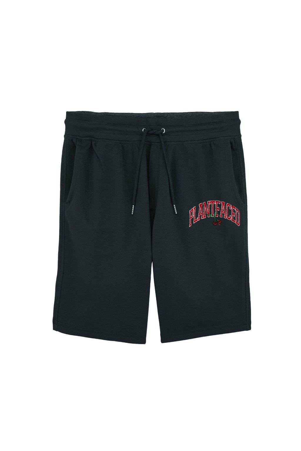 Plant Faced Clothing mannen vegan Shorts Jogger Zwart