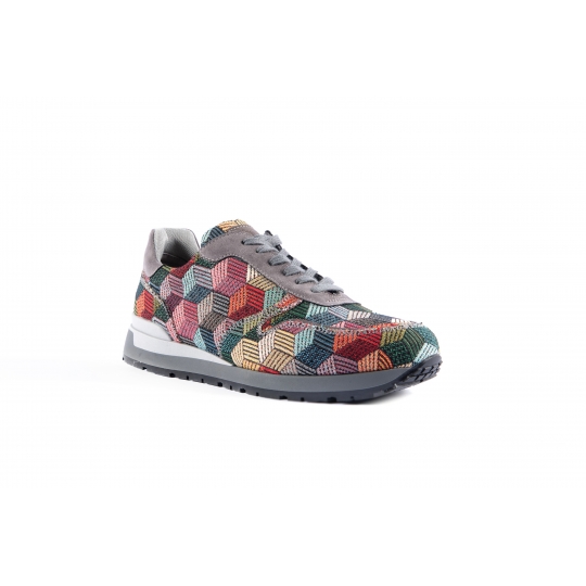 Risorse Future mannen vegan Sneaker Roger Cube Meerkleurig