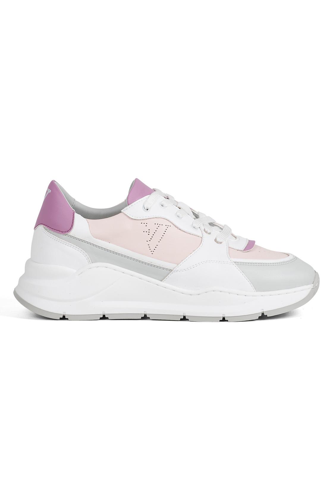 Ella & Witt  Sneakers Goodall Ii Grijs / Lichtroze / Wit