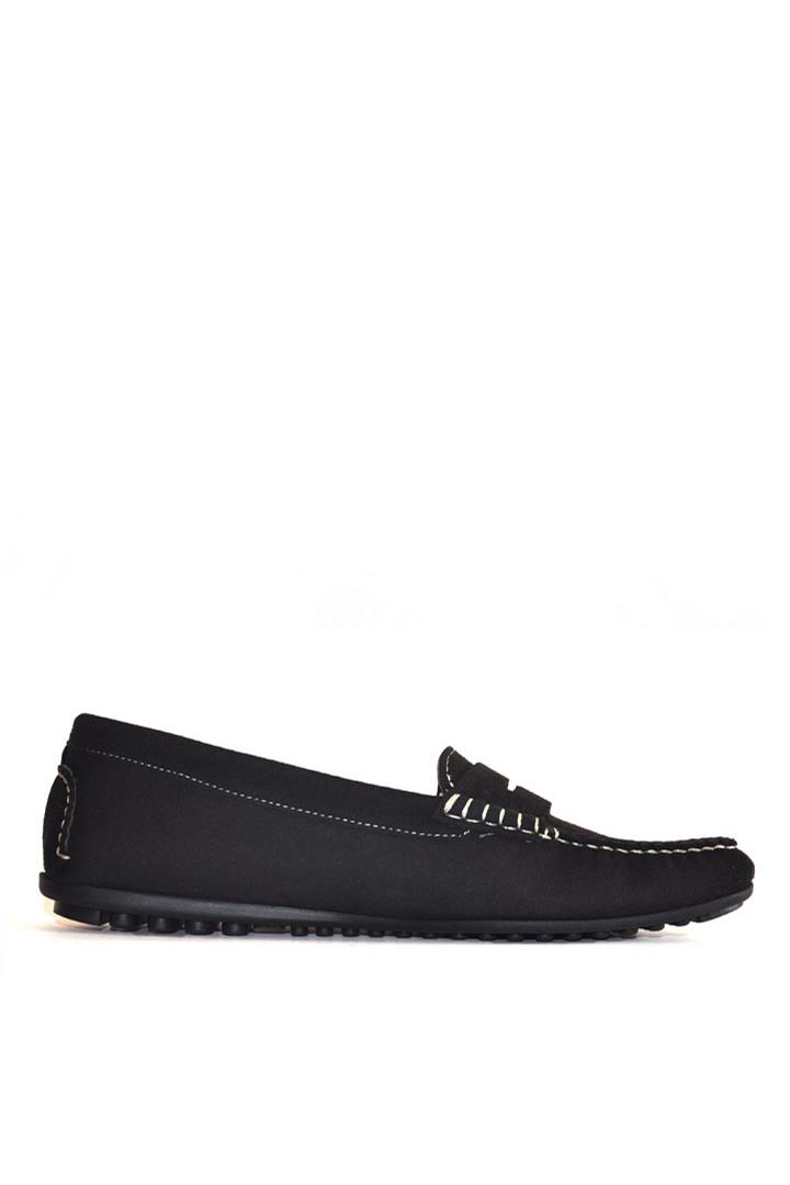 Noah mannen vegan Mocassin Tommy Suede - Black