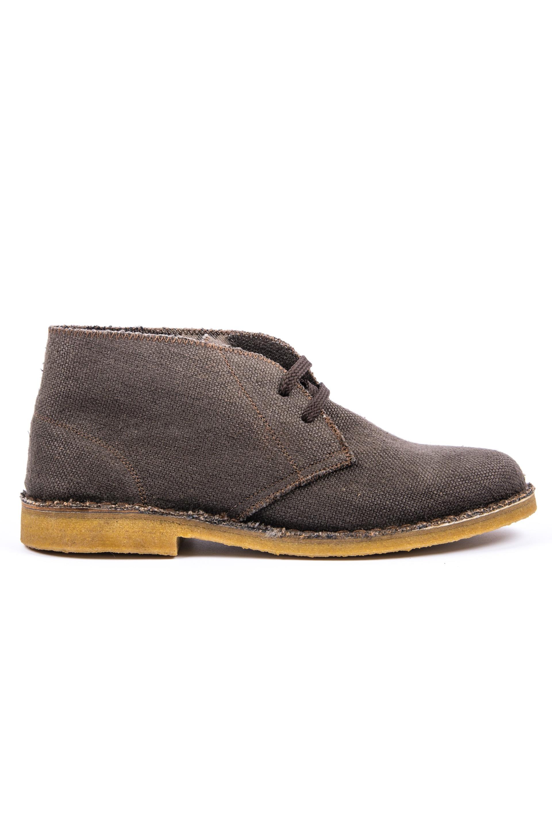 Risorse Future mannen vegan Desert Boots Donkerbruin
