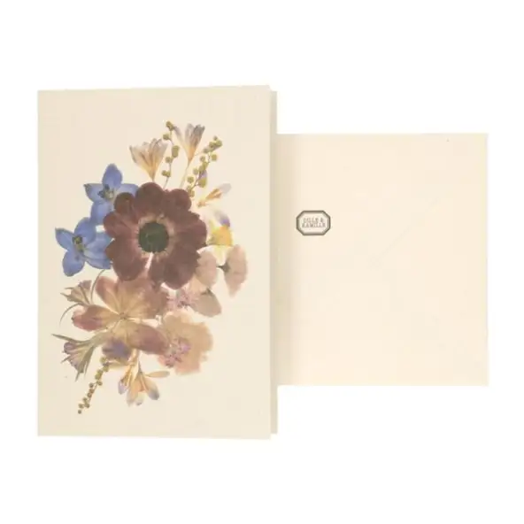 Kaart met envelop, annemoon