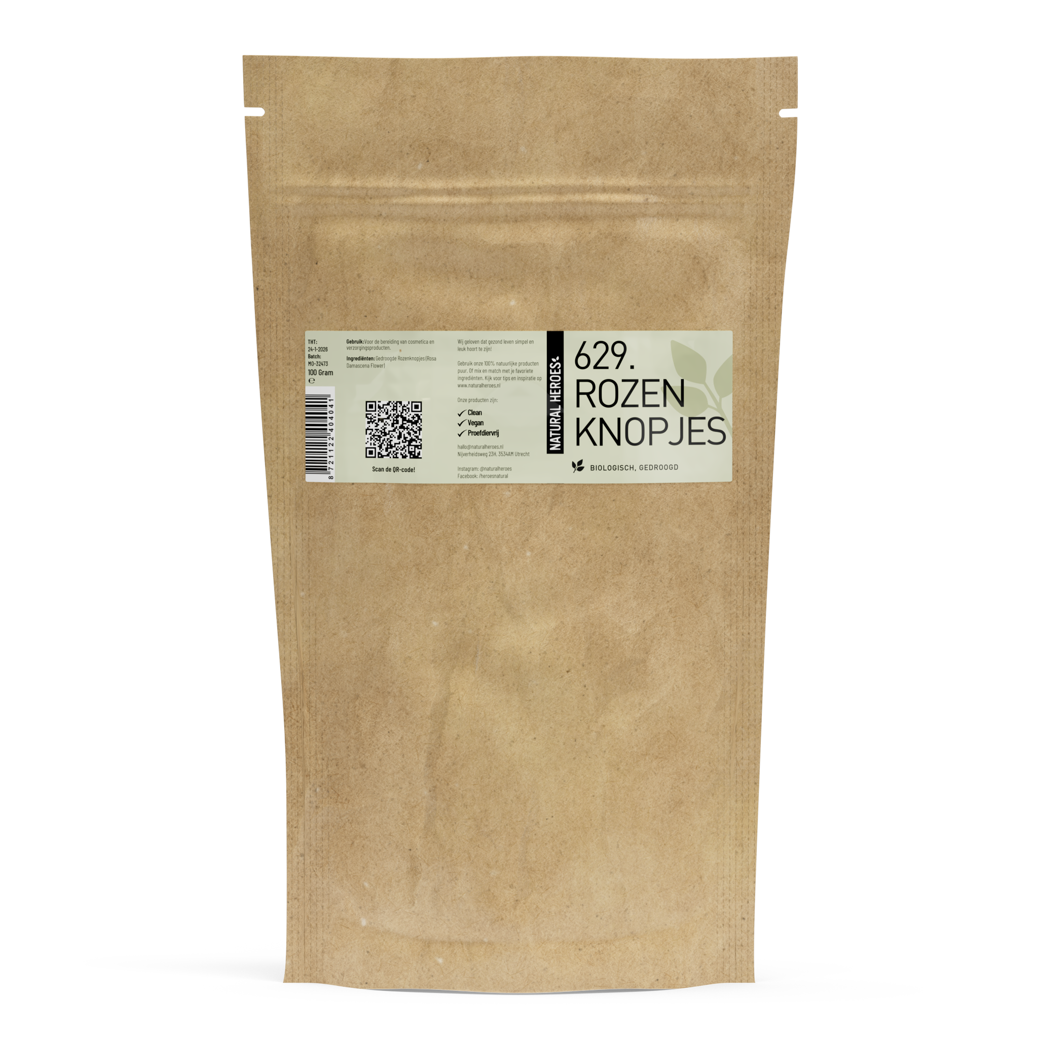 Rozenknopjes (Gedroogd) - Biologisch