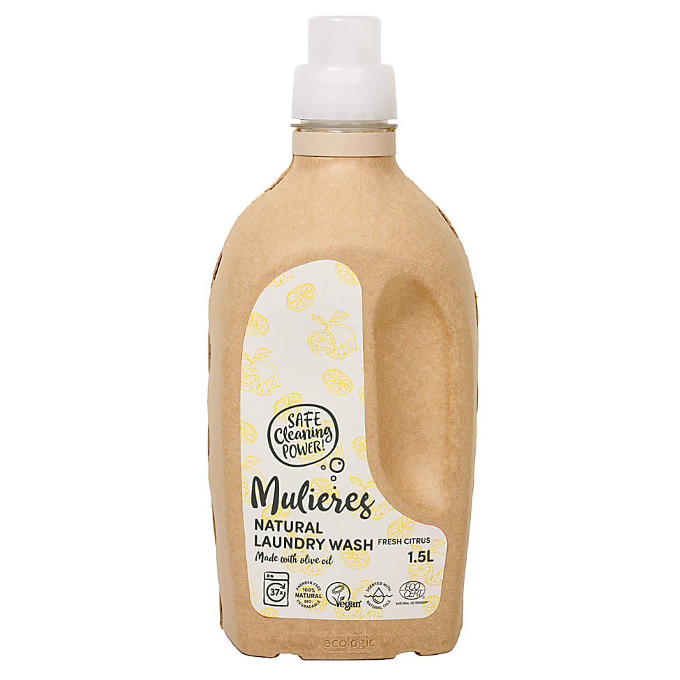 Mulieres Natuurlijk vloeibaar wasmiddel - Fresh Citrus 1.5L 37 was...