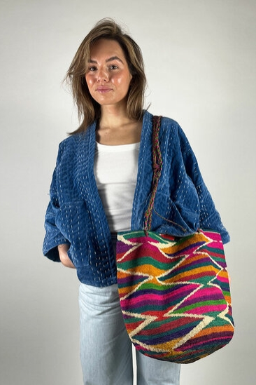 Maison Badigo  Shopper Frida Veelkleurig