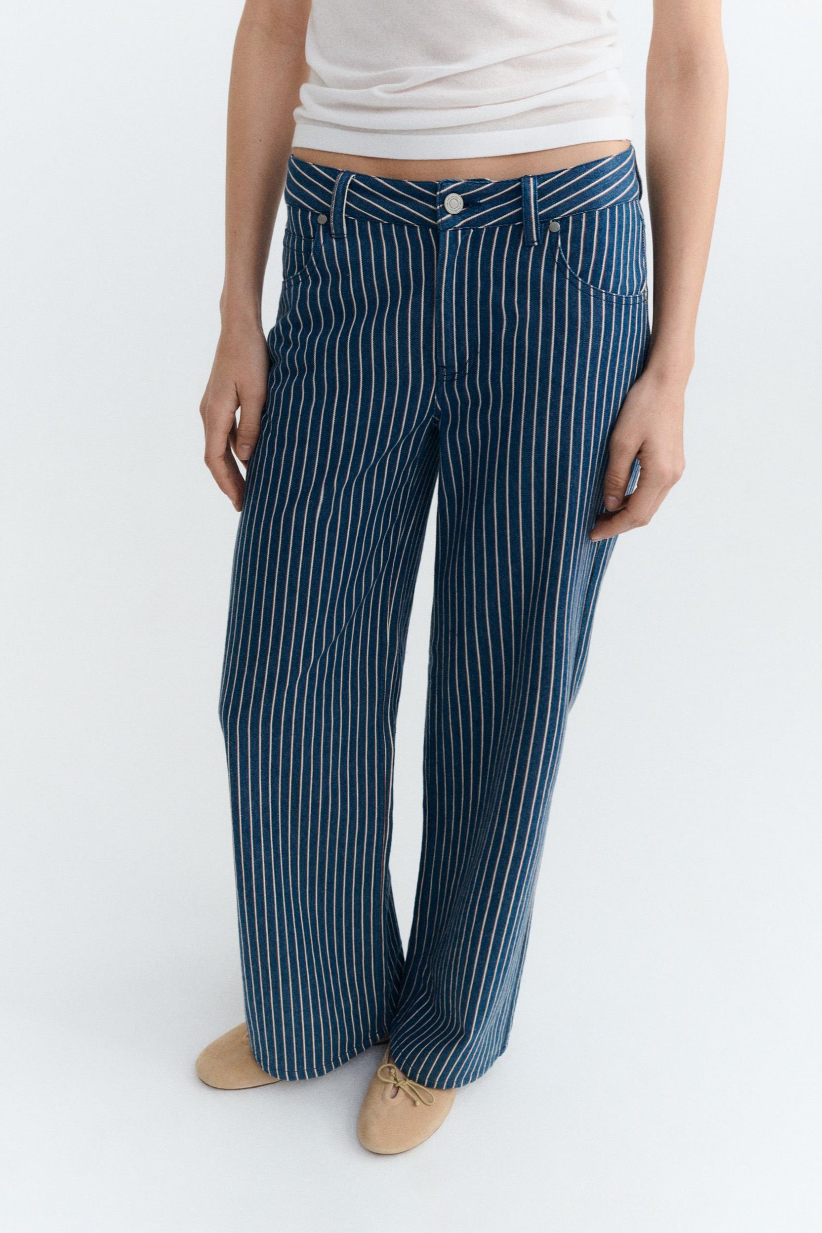 Thinking MU  Broek Kettan Railway Blauwe Strepen