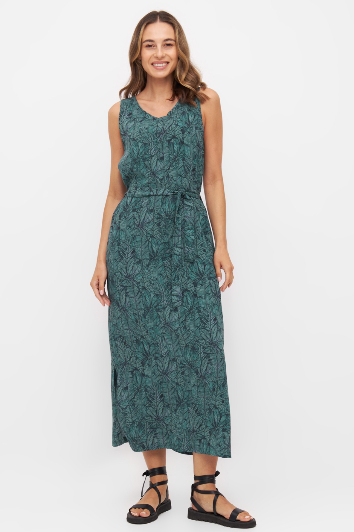 Widda  Jurk Vani Forest Blue/Petrol