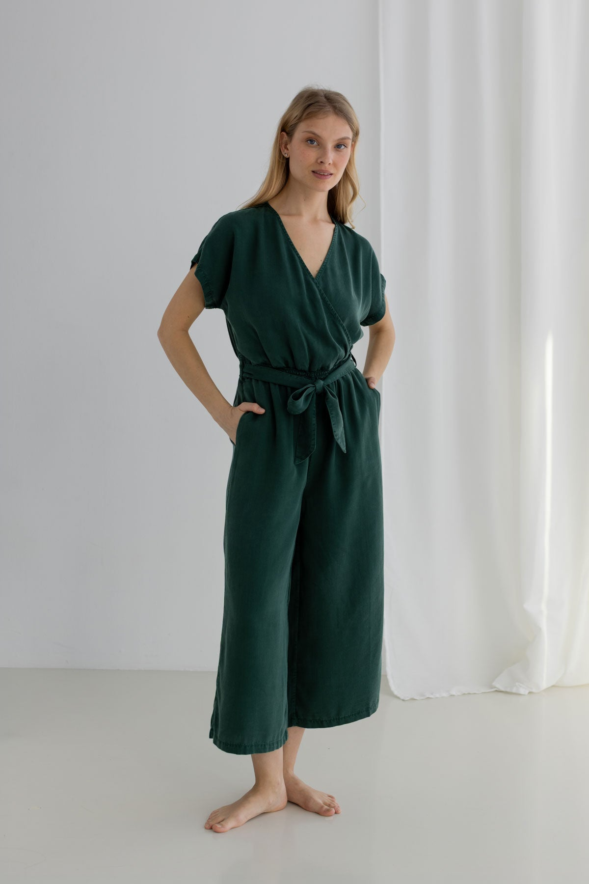 TWOTHIRDS  Jumpsuit Iroquoise Tuin Groen