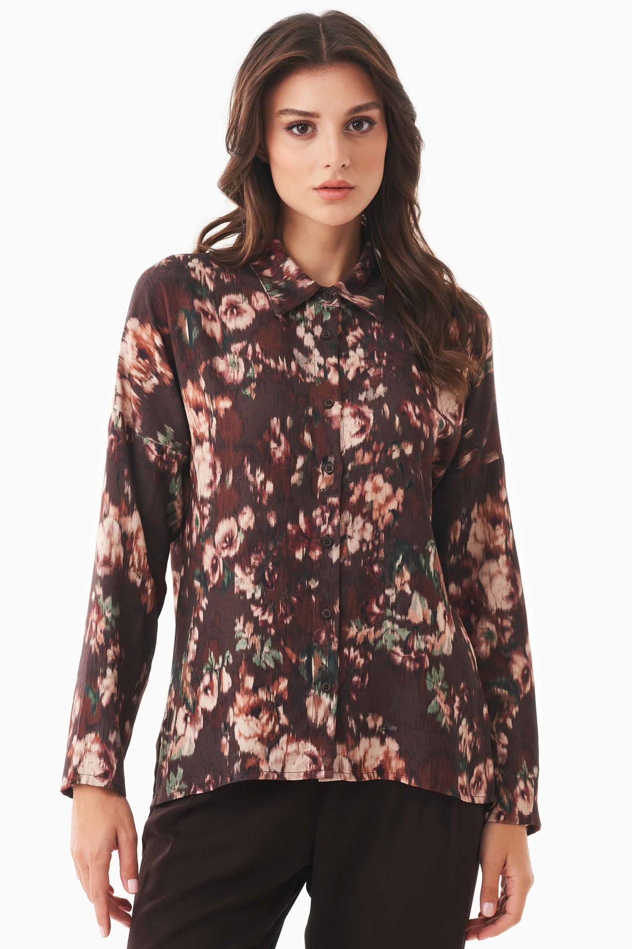 ORGANICATION  Overhemd Blouse In Lenzingâ„¢ Ecoveroâ„¢