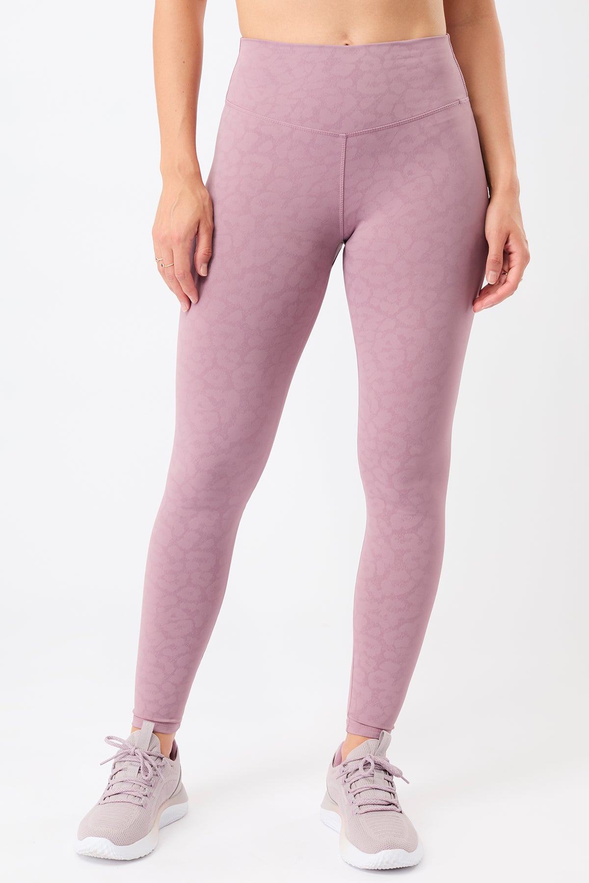 MANDALA  Panty Met Monoprint In Leo Mauve-Kleur