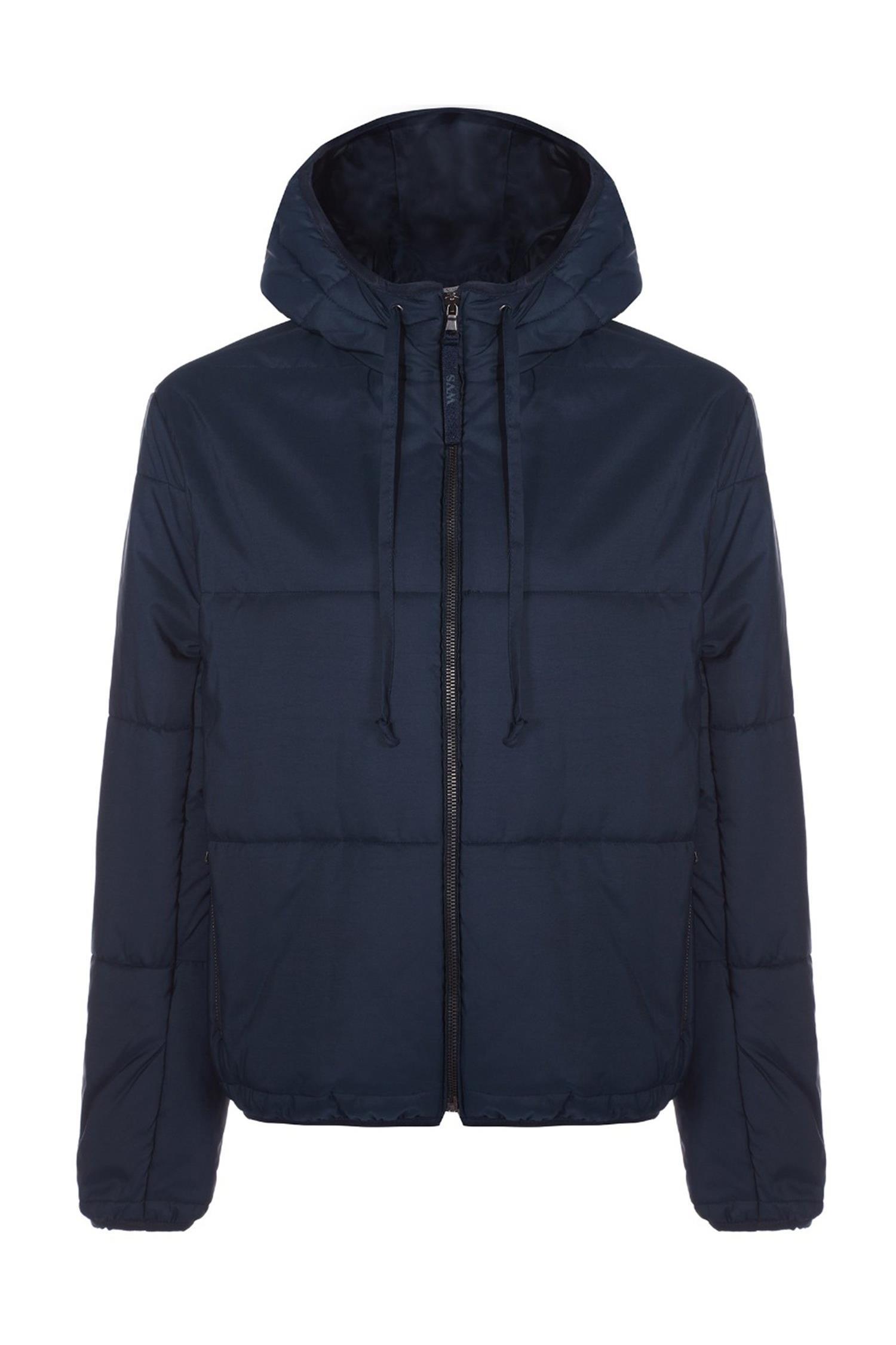 Will's Vegan Store  Puffer Capuchon Donkerblauw