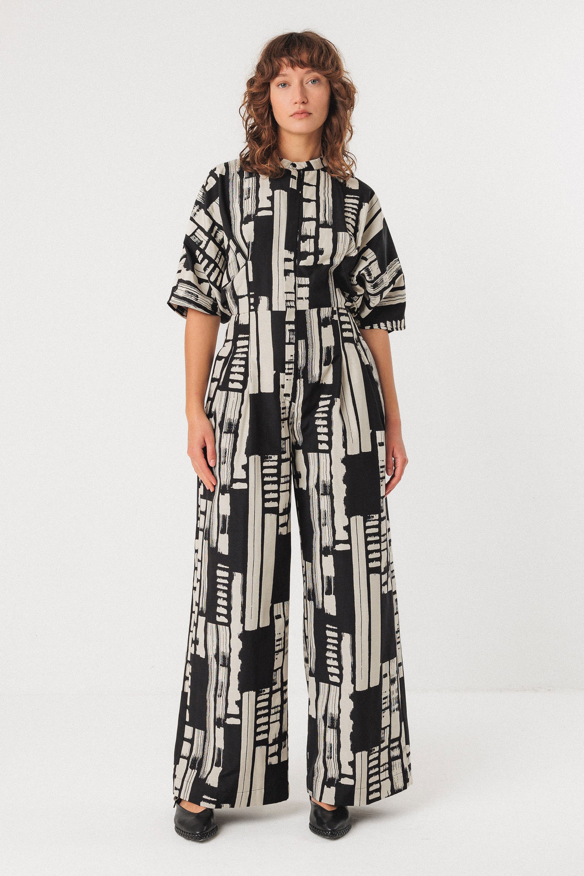 SKFK  Jumpsuit Siloe Zwart/Wit