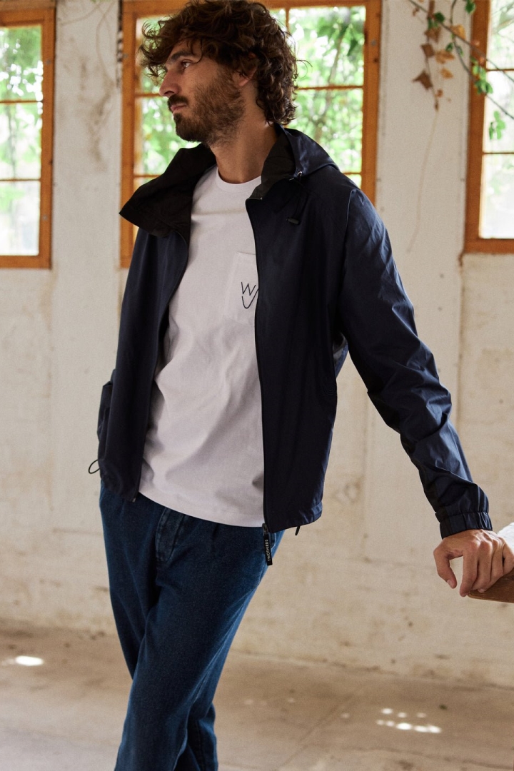 TWOTHIRDS mannen vegan Jas Aldabra Navy