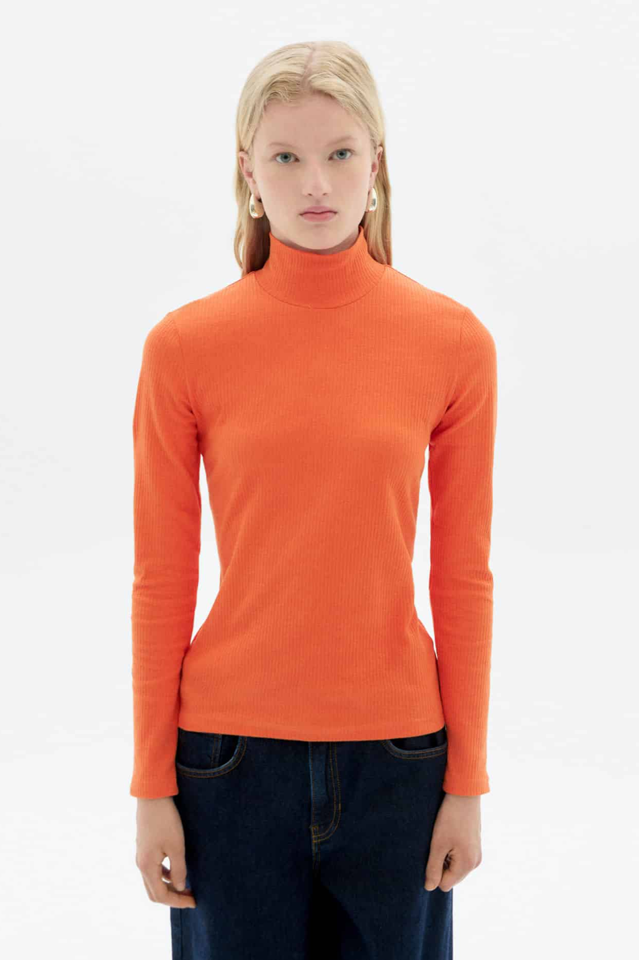 Thinking MU  Longsleeve Aine Abrikoos