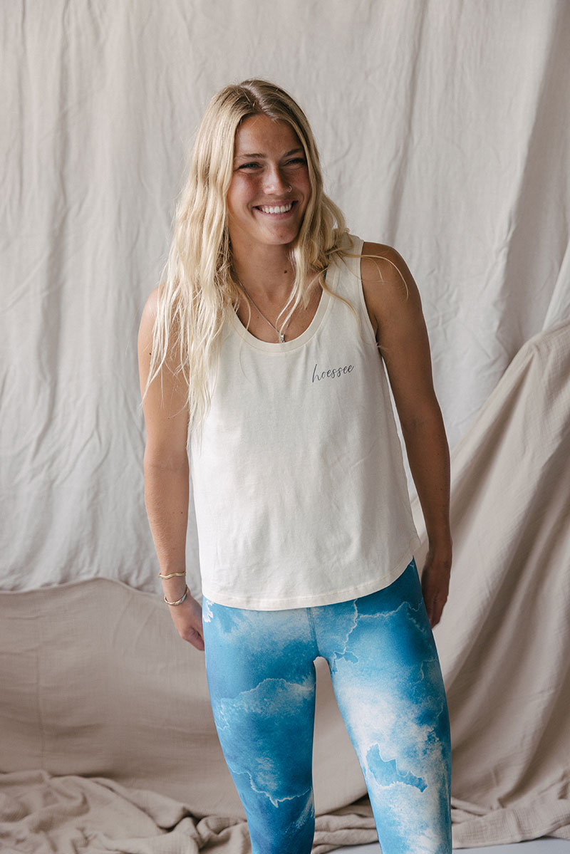 Tanktop Naturel Wit