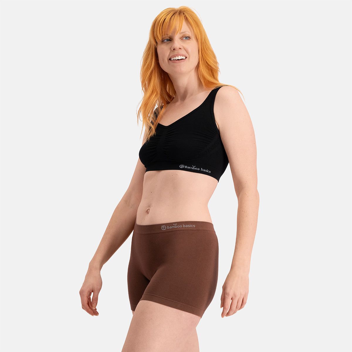 Seamless Boxershorts Selena (2-pack) - Donker Bruin