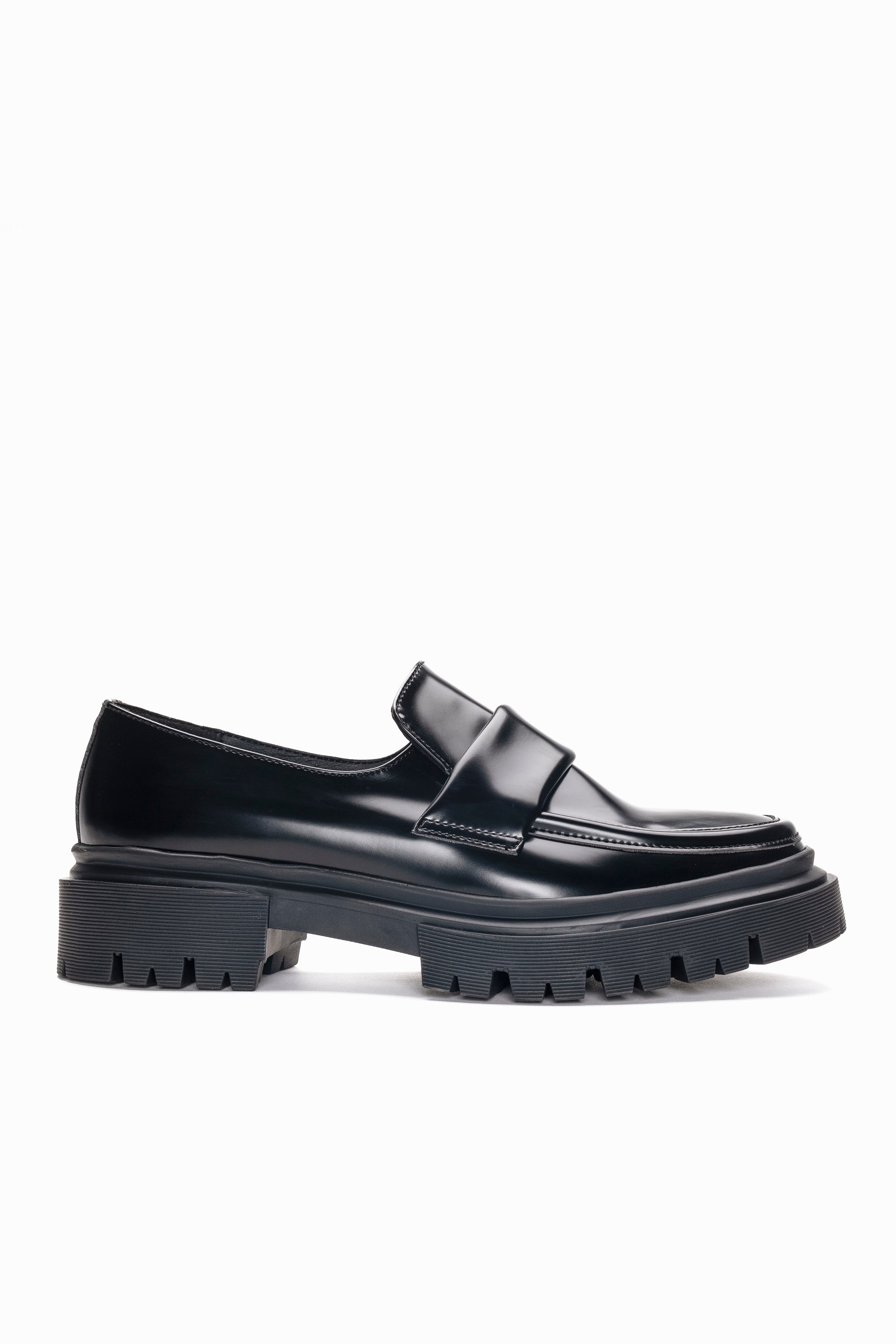 NAE Vegan Loafers Esel Zwart