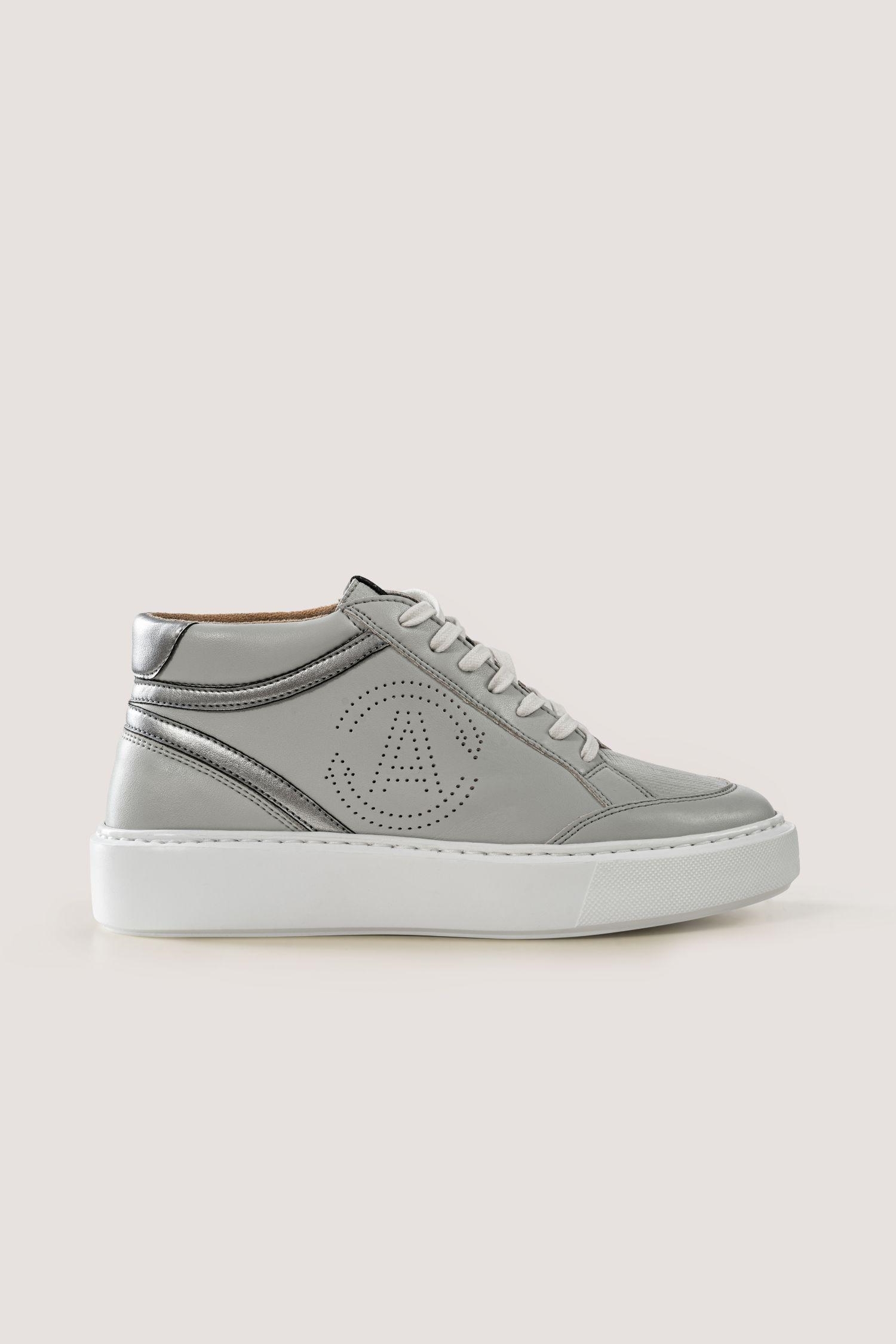 AGAZI  Sneakers Vegan Eco-Leer Blanka Grey