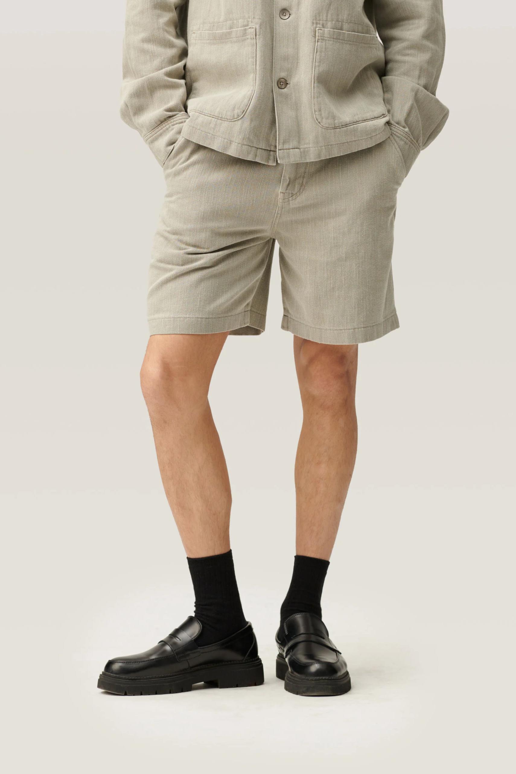 DAWN Rock Olive Vegan Shorts