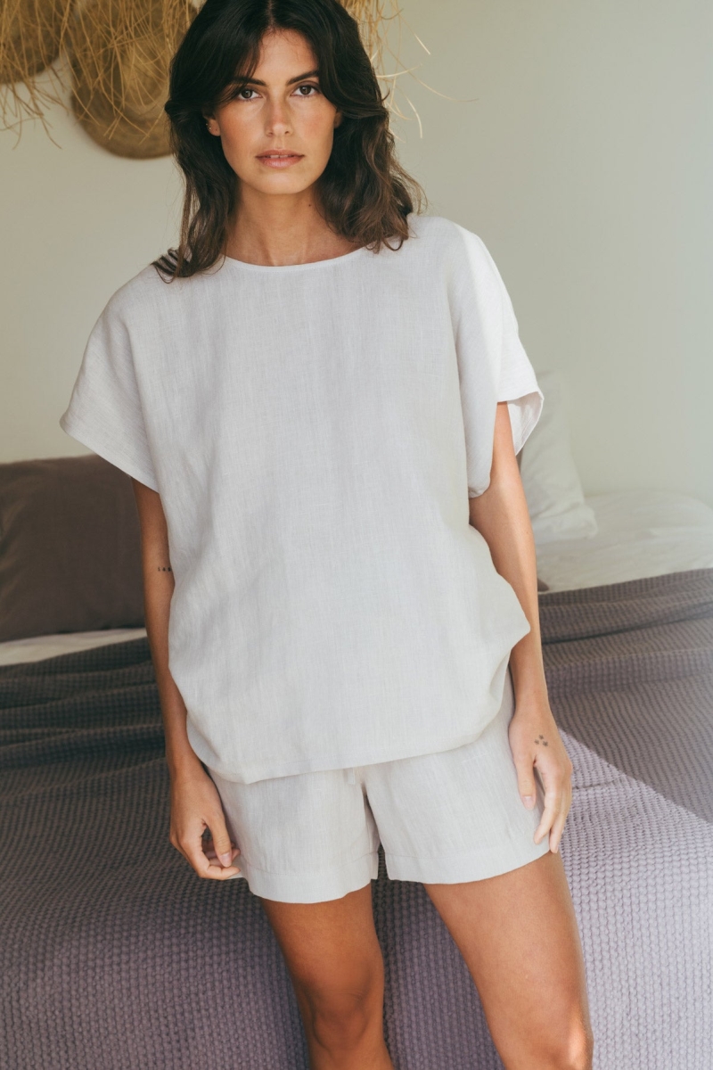 AmourLinen  Set Pyjama Cloud Nine CrÃ¨me