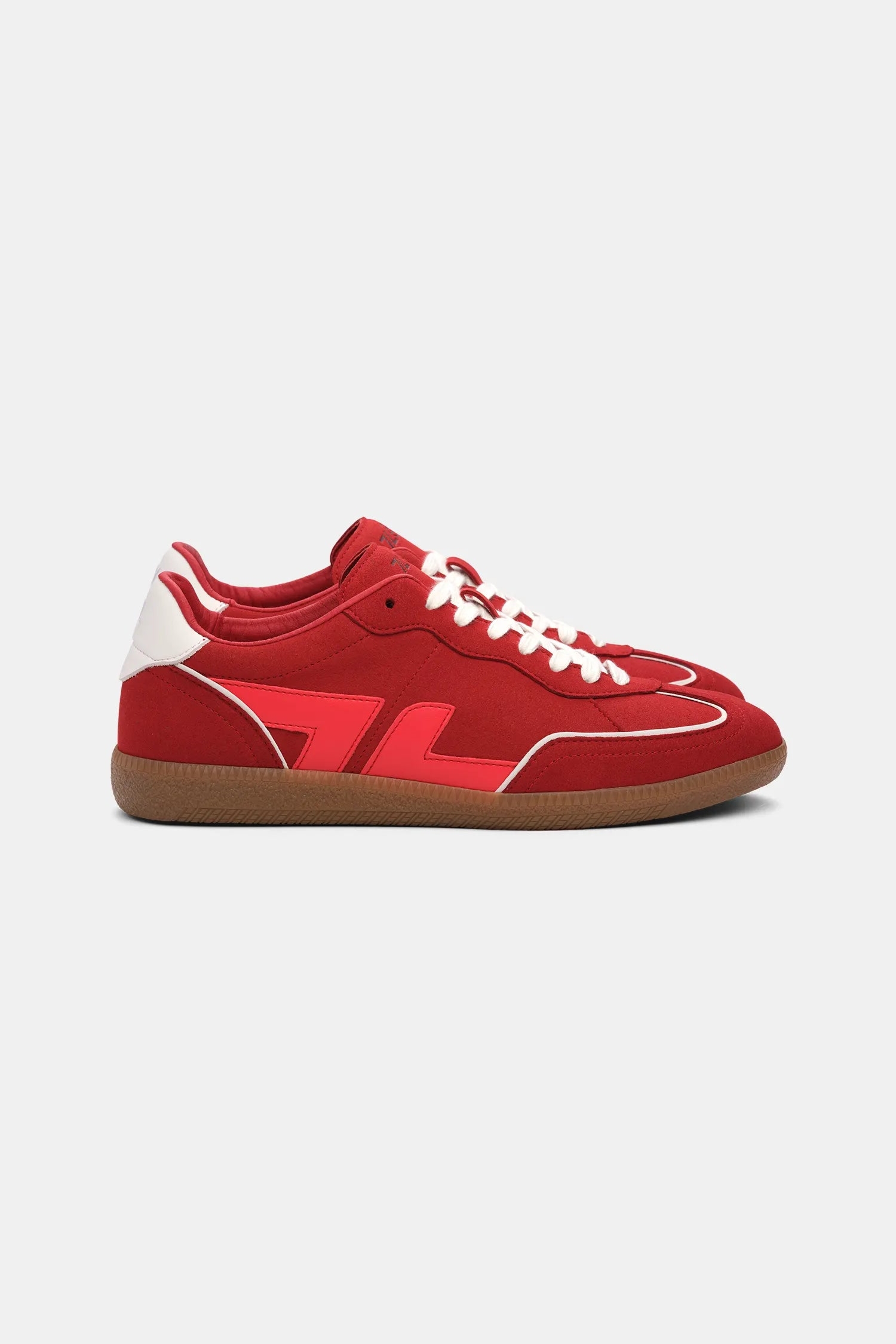 ZÃ¨ta mannen vegan Sneakers Delta Granaatrood