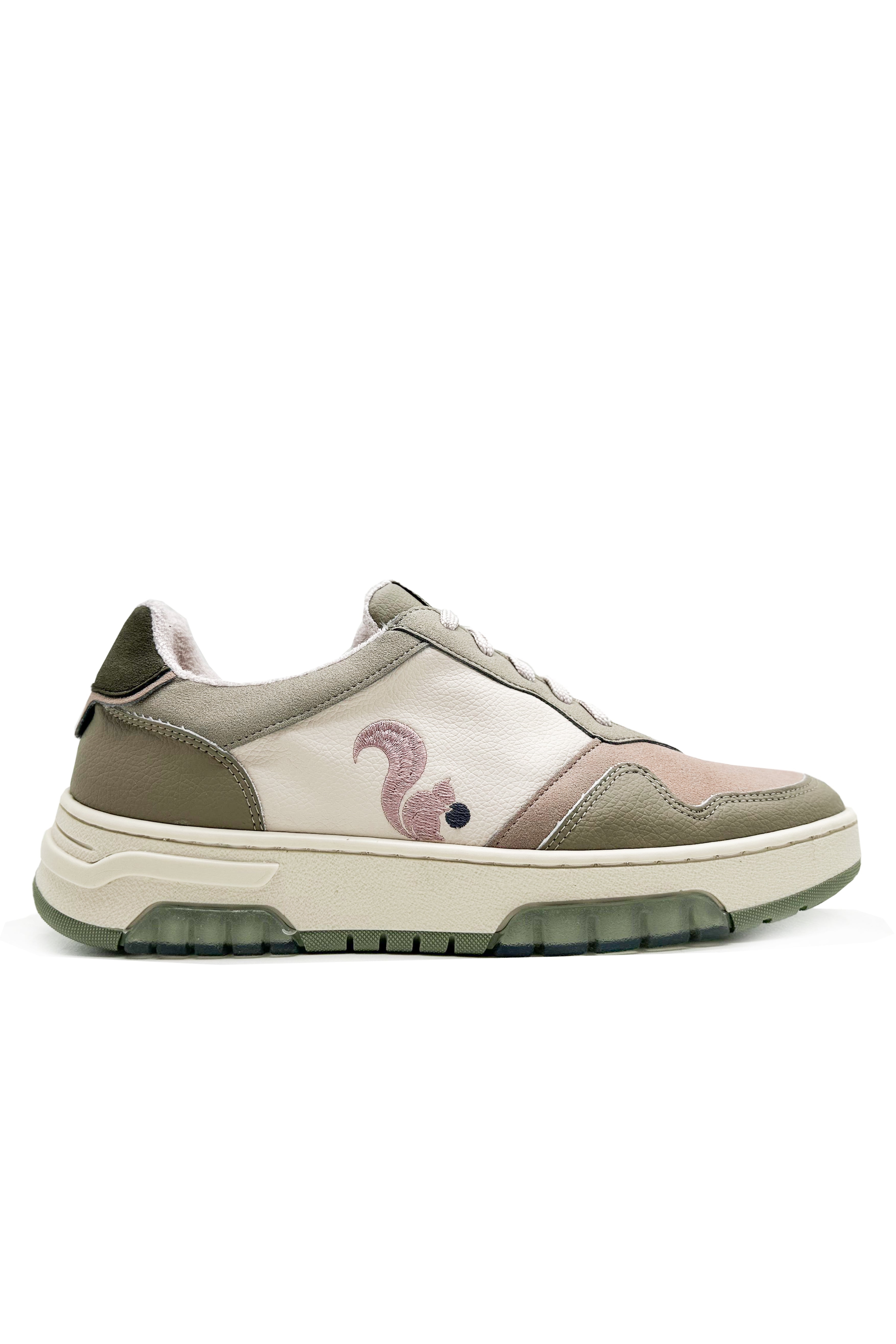thies  Sneakers Eco Cup Kaki Roze (W/X)