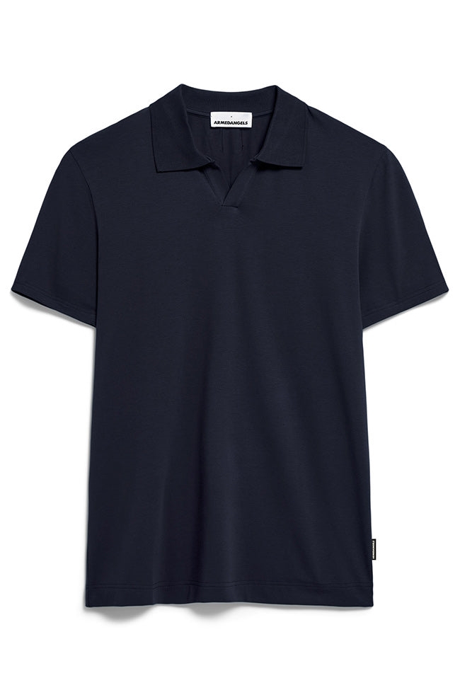 ARMEDANGELS mannen vegan Braan Polo Shirt Night Sky