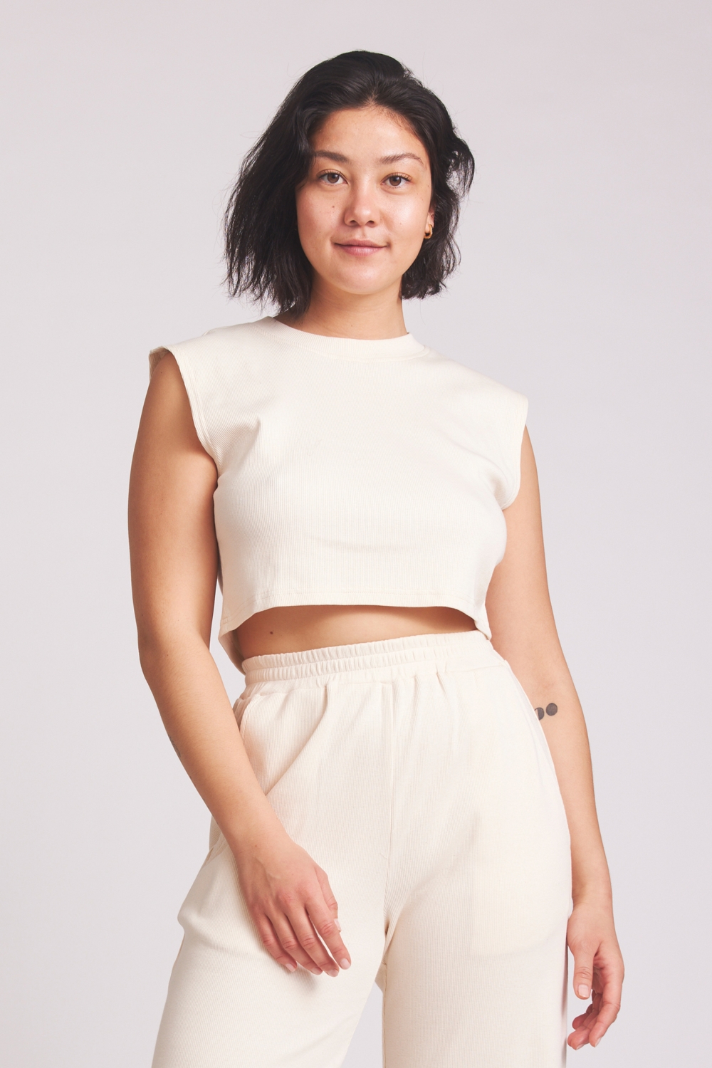 Baìge the Label  Croptop Bridget Naturel