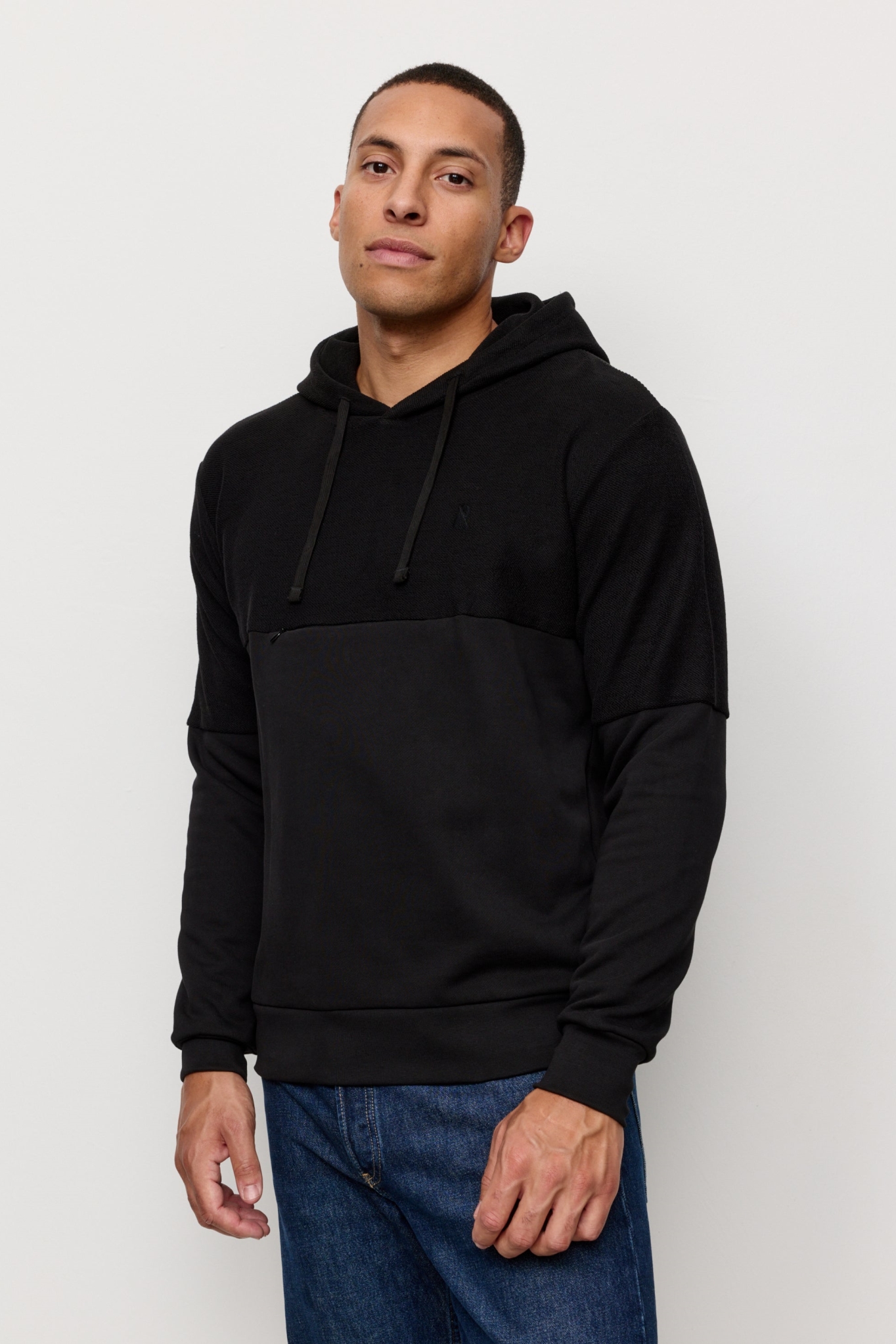 Recolution mannen vegan Hoodie Ivy Zwart