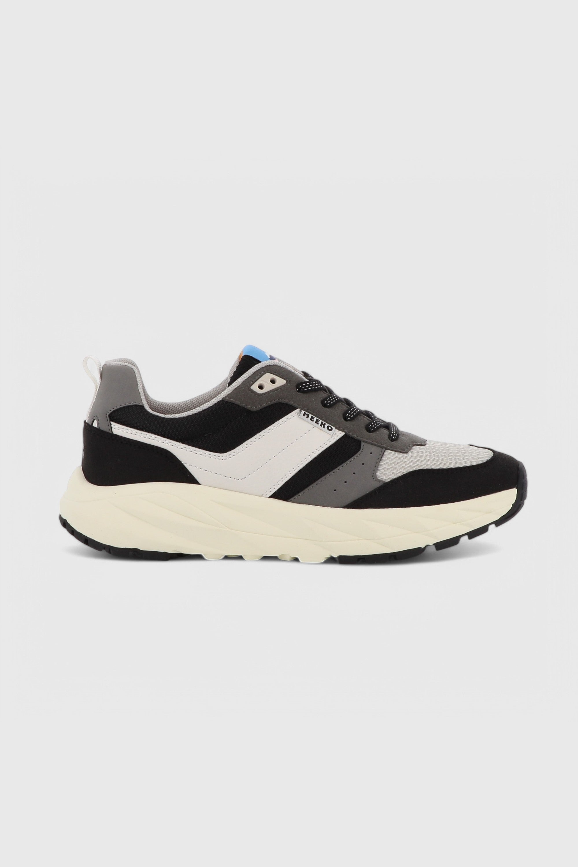 MEEKO mannen vegan Schoenen Pongo Donkergrijs