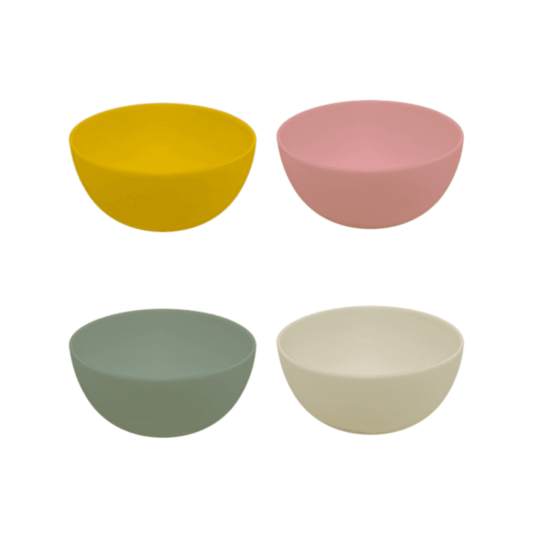 Point Virgule ontbijtkommen uit r-PET - Ø14cm set van 4 multicolour