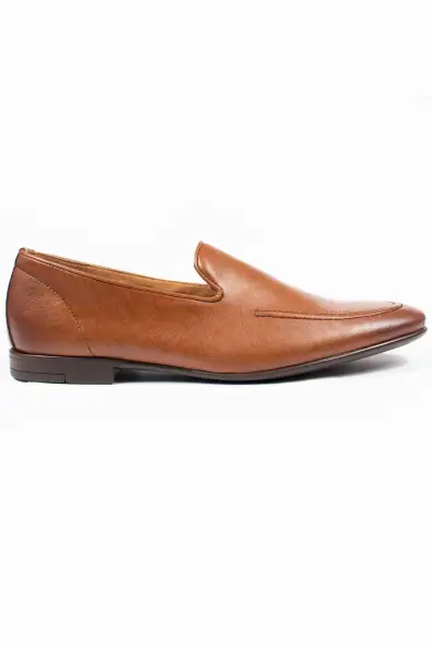 Will's Vegan Store mannen vegan Loafers Slip-On Bruin
