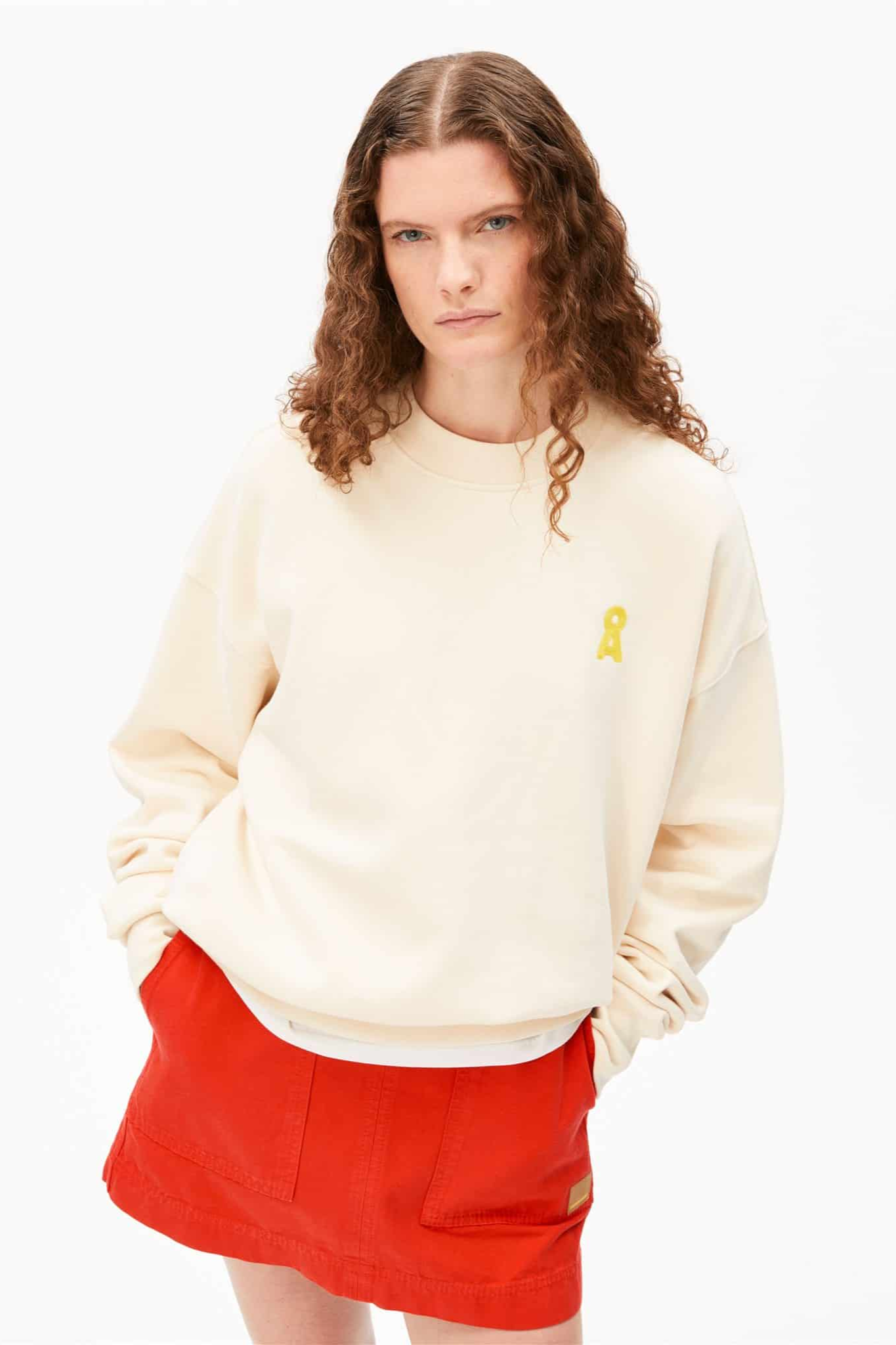ARMEDANGELS  Trui Iconic A Alizaa White
