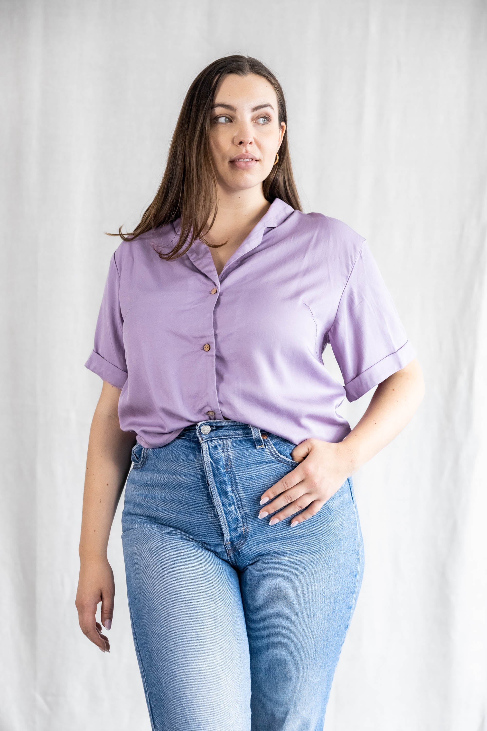 Jyoti - Fair Works  Blouse Avaani Lila