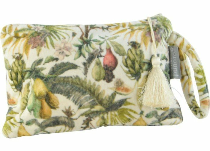 Velours Etui Salvia, katoenen tasje