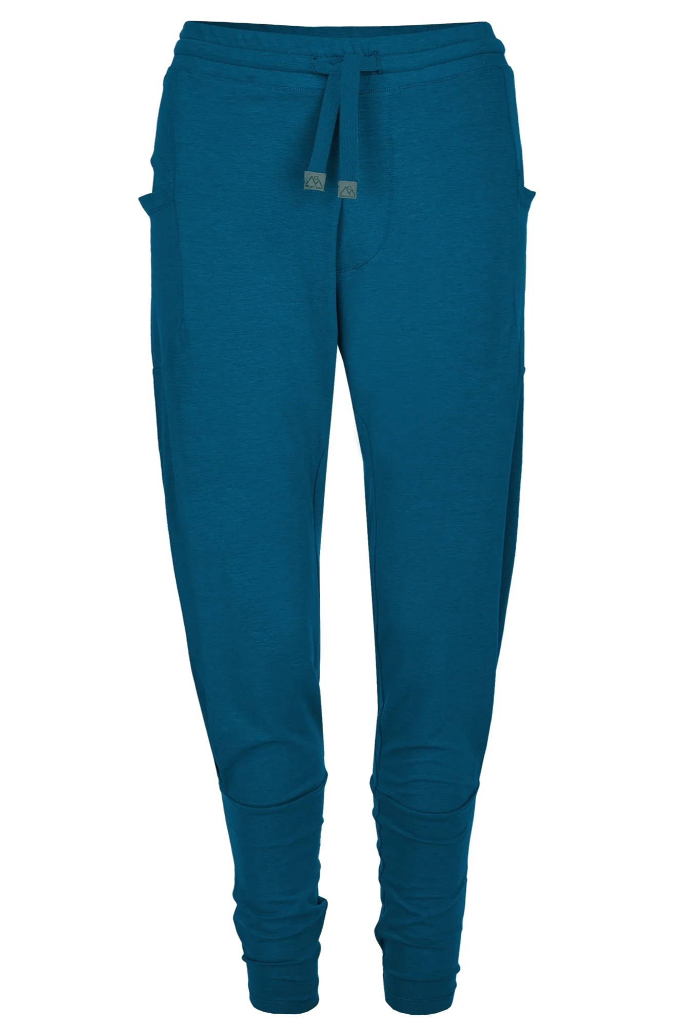 nice to meet me mannen vegan Broek Baggy Aquamarijn